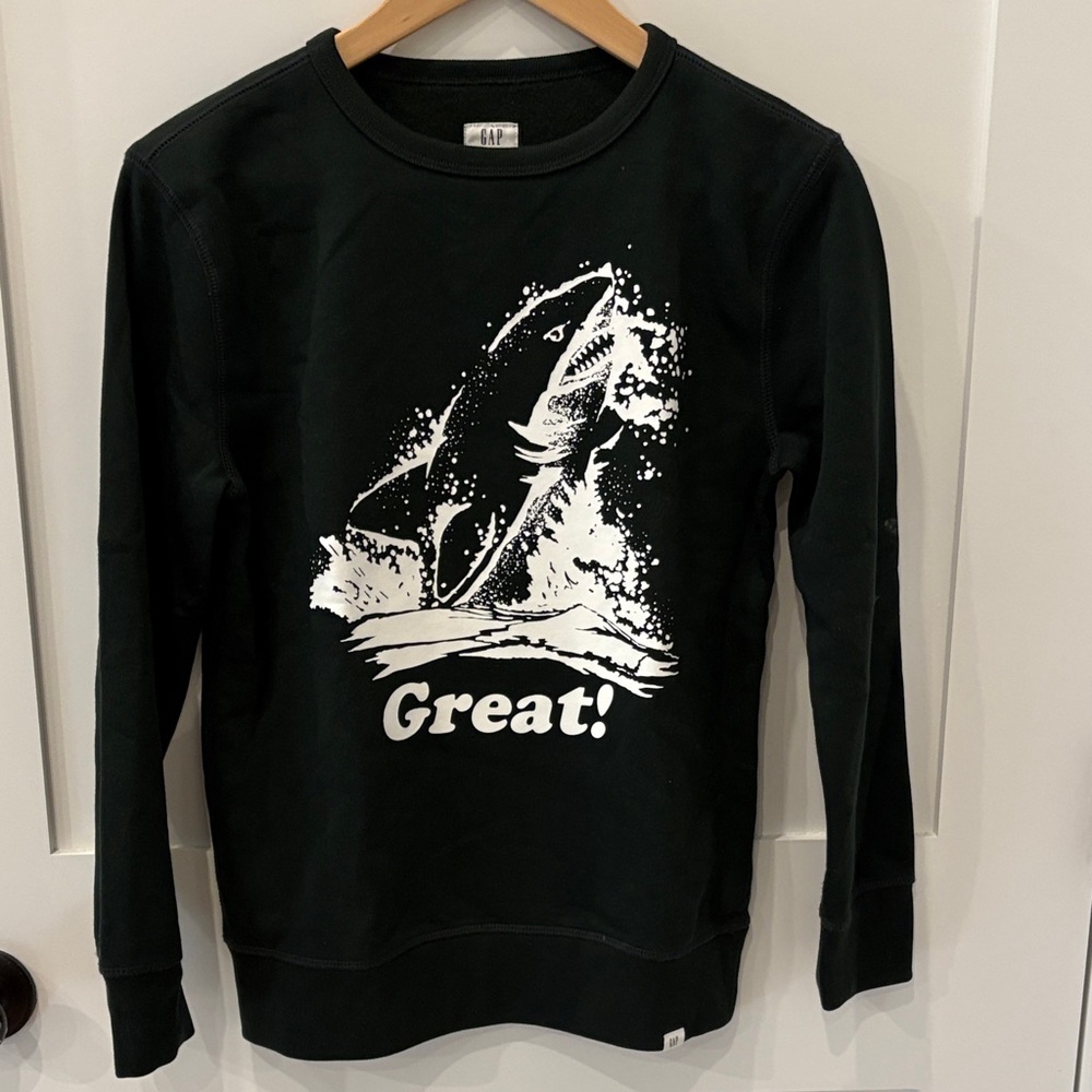 GapKids Black Shark Sweatshirt